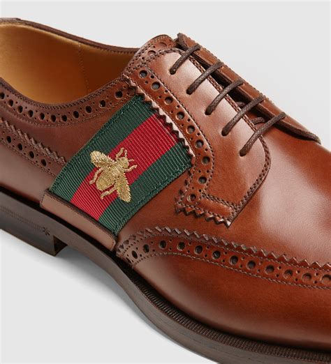 brown gucci shoes|gucci black shoes for men.